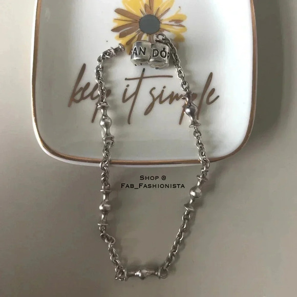 Pandora 5 clip sterling silver bracelet - Picture 4 of 13